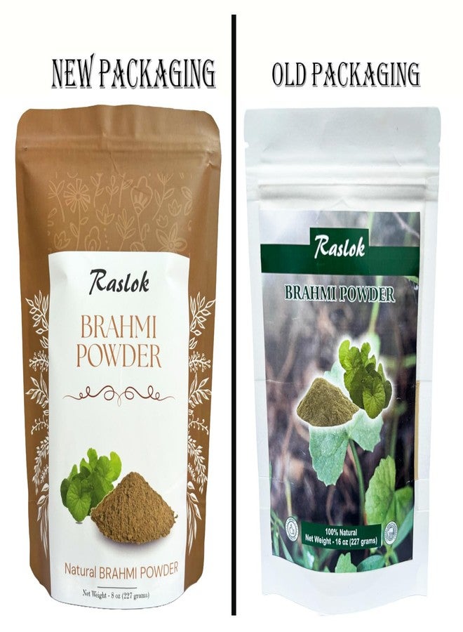 Raslok Pure Brahmi Powder | Bacopa Powder | Promotes Hair Growth (8 oz.) - Image 2