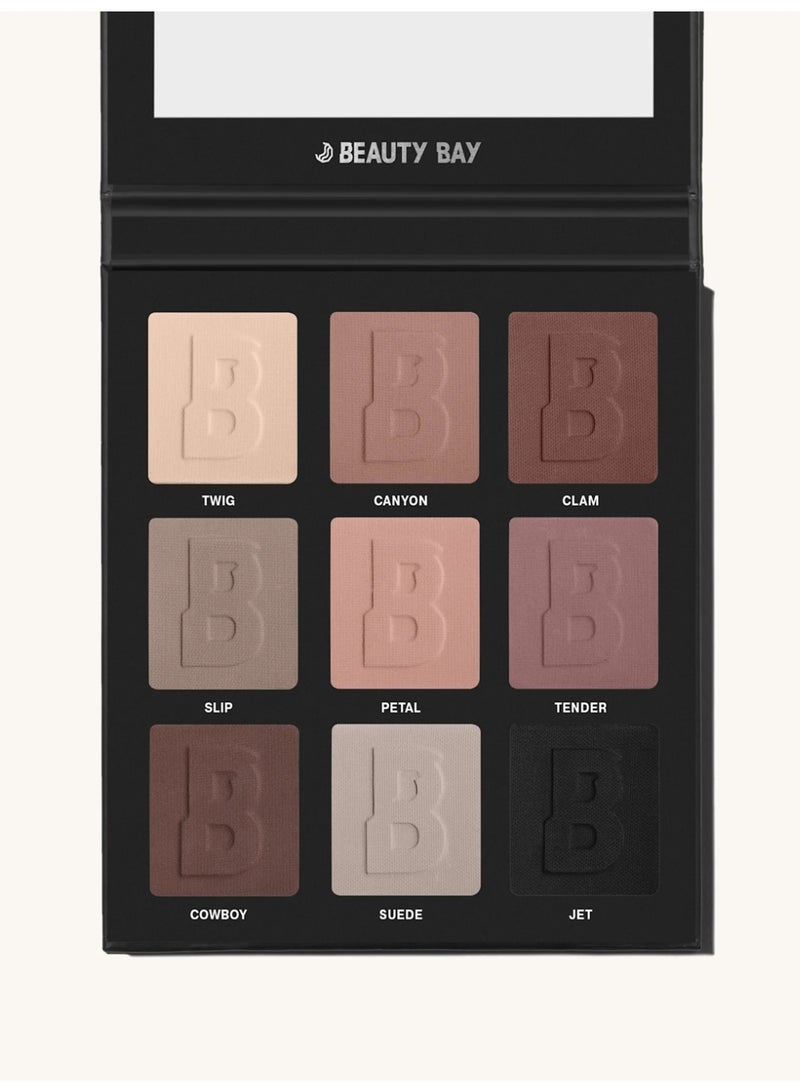 BEAUTY BAY Beauty Bay Neutral Eyeshadow Palette – 9 Colors - Image 1