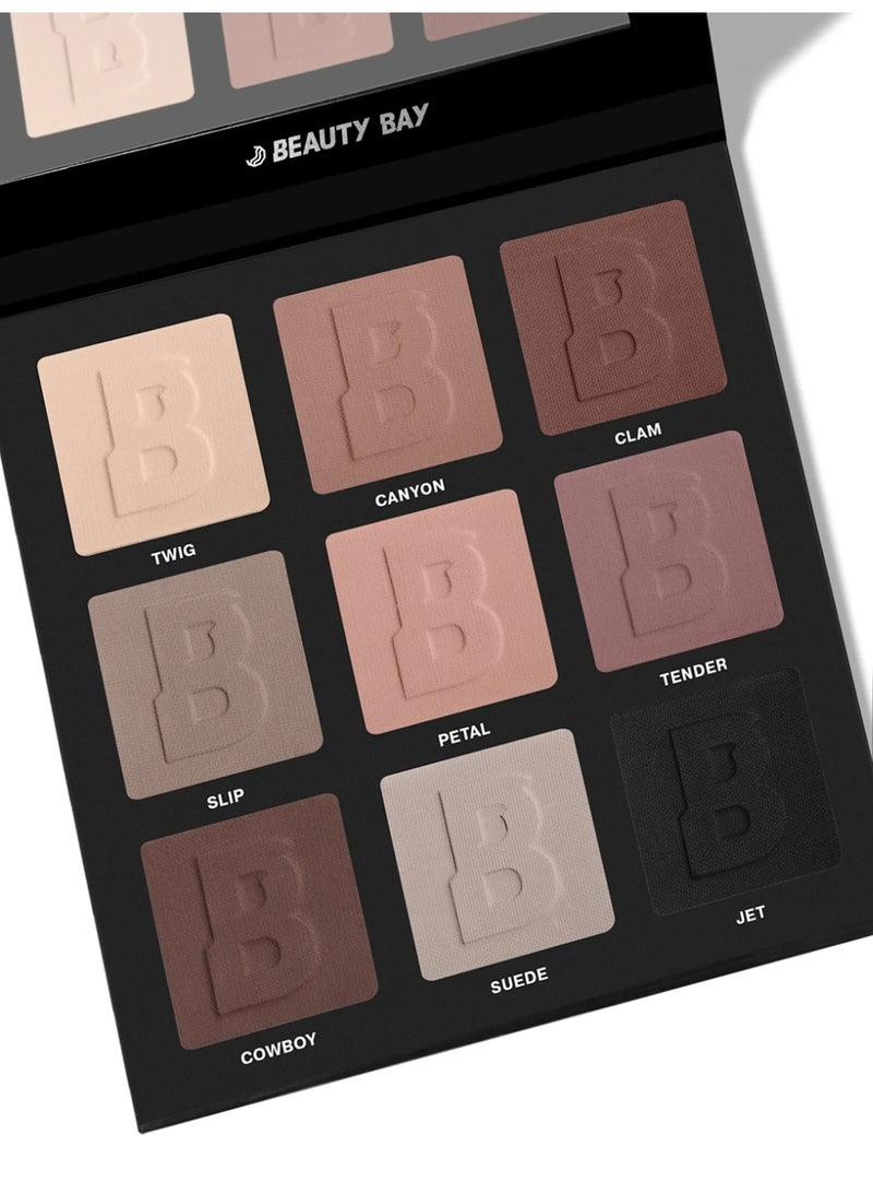 BEAUTY BAY Beauty Bay Neutral Eyeshadow Palette – 9 Colors - Image 3