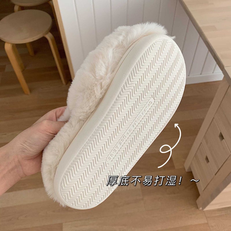 Women'S Winter Soft Cute All-Inclusive Cat'S Claw Cotton Slippers New Girl'S Heart Home Bedroom Warm Moon Cotton Shoes - Image 5