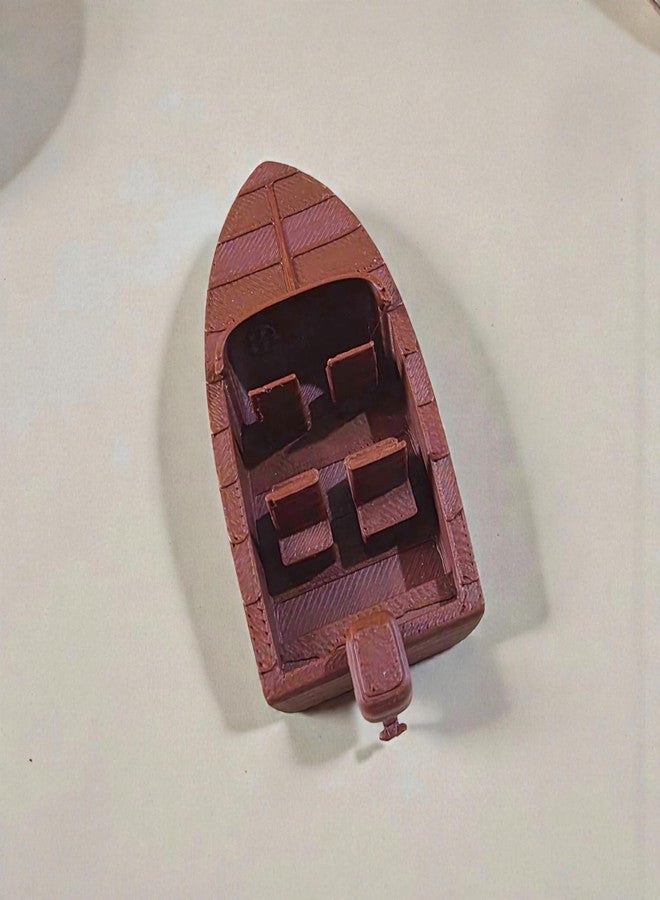 Sentosa Miniature Speed Boat Model, 3 Inch, Perfect for Resin Artworks, DIY Diorama Prop, for Hobbyists, Collectors, and Creative Projects, Scene Builders (Red) - Image 4