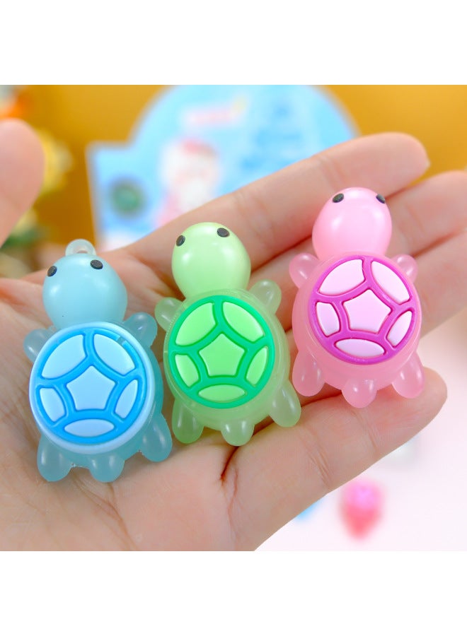 24 Into The Luminous Turtle Blind Soft Plastic Box Game With Hand-made Doll Net Red Key Chain Stall Children Students-Color:Strawberry Bear 24 Small Boxes In A Box Are Shot In Multiples Of 24  - Image 3