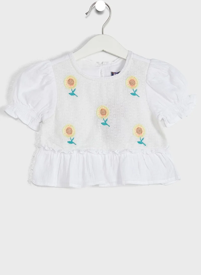 Nautinati Nauti Nati White Print Top