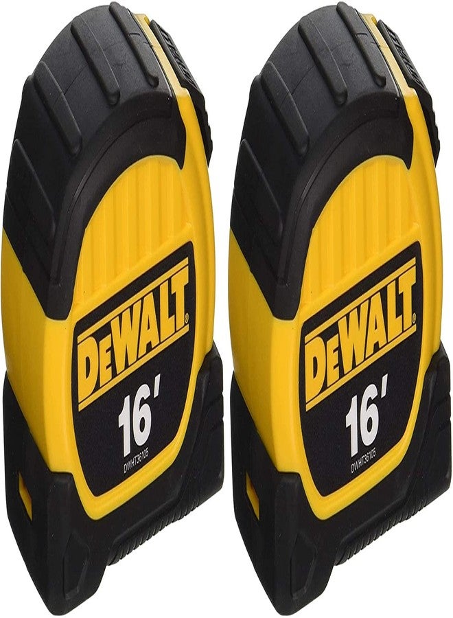 DEWALT Tape Measure, 16-Ft. (2 Pack)