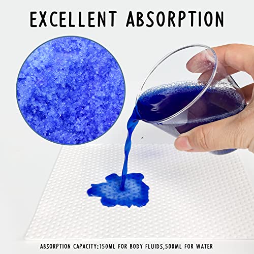 CUXFLS Disposable Potty Absorbent Pads for Kids Travel,Toilet Refill Pouch for Toddler Toilets Portable Fast-Acting Absorbent Fit All Baby Travel Potty Bags - 50 Pads - Image 4