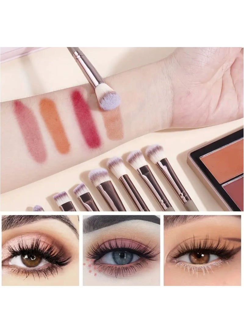 مانجي مجموعة فرش مكياج من 20 قطعة، بودرة صناعية فاخرة، خافي عيوب، ظلال عيون، محدد عيون، فرشاة مكياج، كريم أساس، أحمر خدود، ظلال عيون، محمولة، فرشاة بودرة، أدوات مكياج - Image 5