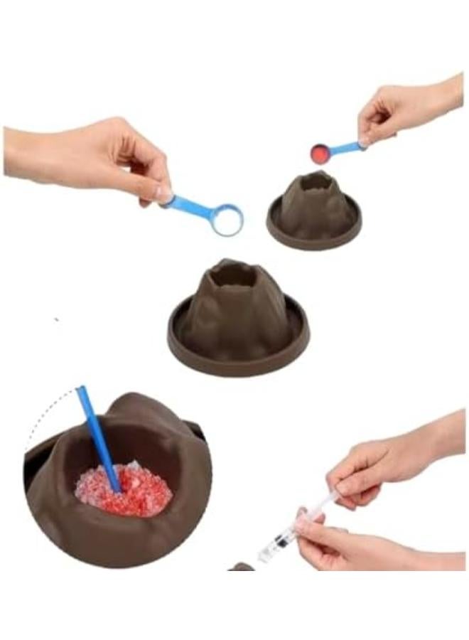 لعبة تجربة علمية على شكل بركان، متعددة الألوان، W40-18