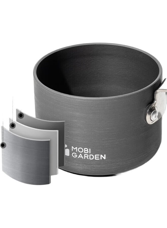 MOBIGARDEN Water Bottle, Outdoor Camping Portable Aluminum Cup, Stainless Steel Tea Cup, Mini Cup, Nx20666010, Dark Iron Gray - Image 3
