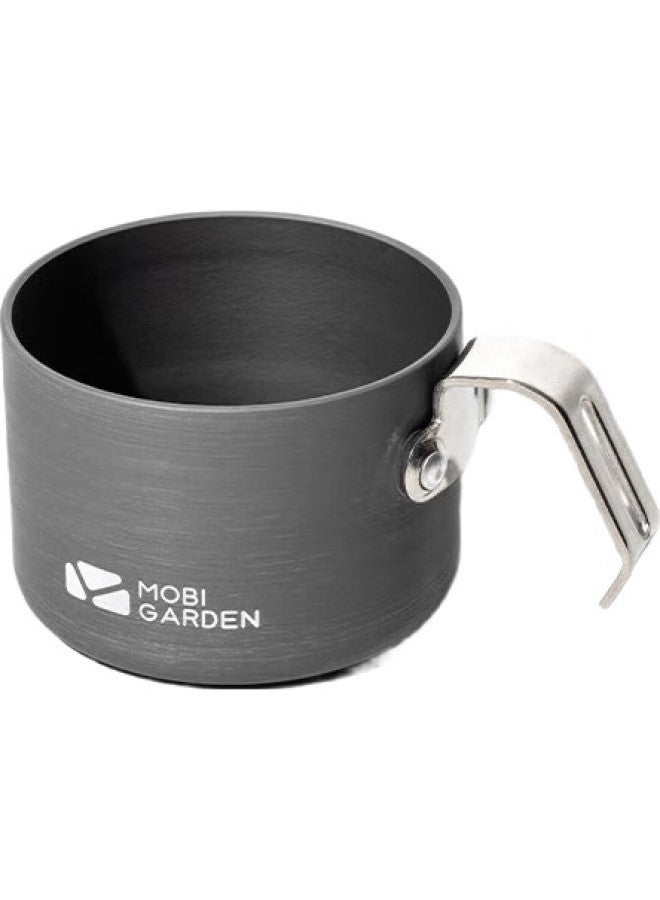 MOBIGARDEN Water Bottle, Outdoor Camping Portable Aluminum Cup, Stainless Steel Tea Cup, Mini Cup, Nx20666010, Dark Iron Gray - Image 2