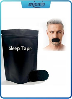 Miamia Adult Sleep Patch Gentle Mouth Band Reduces Mouth Breathing Improves Nighttime Sleep and Provides Immediate Snoring Relief 100 Pieces  - Image 1