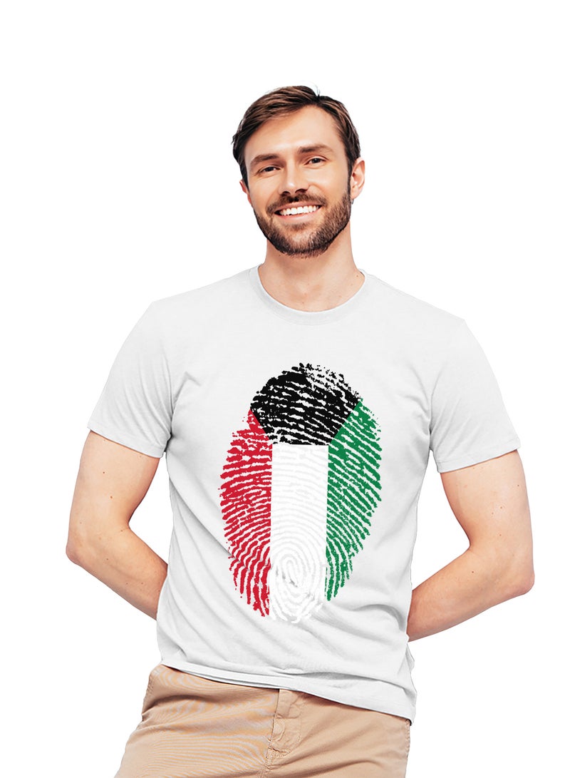 Fashion World Cotton T-shirt Printed with High-quality Palestine - Image 1