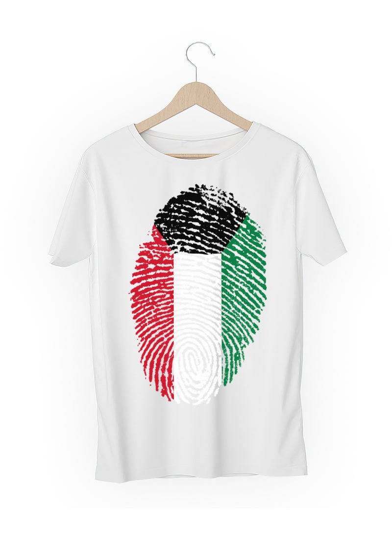 Fashion World Cotton T-shirt Printed with High-quality Palestine - Image 3