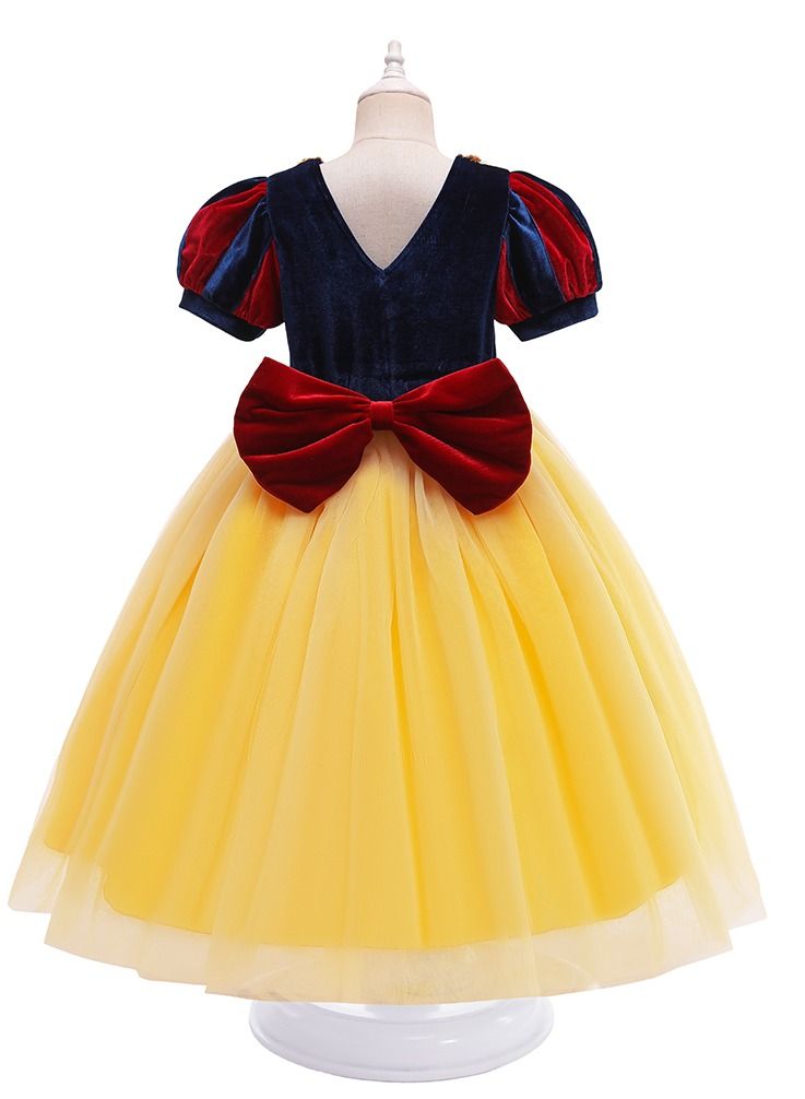 Loquat New frock frock Snow White themed cake frock frock frock frock frock frock frock frock frock gown   Yellow  - Image 2