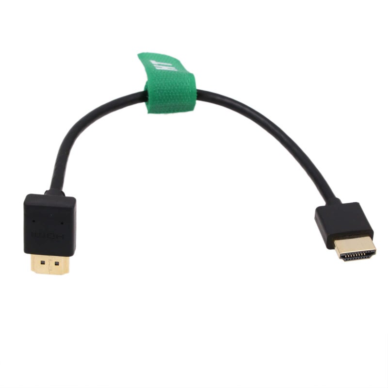 HangTon HDMI 4K 60p 8K30p UHD Cable for BMPCC 4K ZCAM E2 Sony A7IV F55 Canon C300 GH5S Nikon Z9 Camera Ronin RS2 Teradek ATOMOS Ninja V Monitor Type A HDMI 2.1 Up Angle 25cm - Image 4