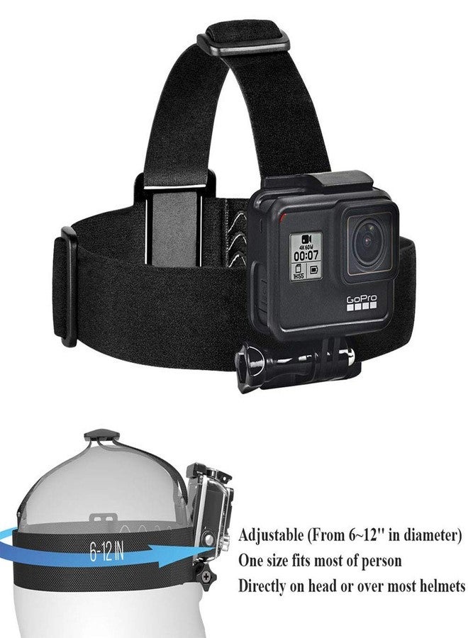 سبايكارت حامل رأس SPYKART Pro مع غراء أصلي مضاد للانزلاق متوافق مع كاميرات الحركة SJCAM و Xiaomi YI و GoPro Hero و Eken (أسود) - Image 4