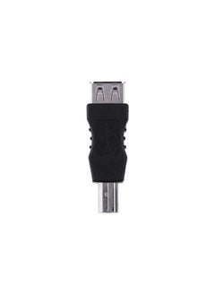 SOLDOUT USB 2.0 A Female to B Male Adapter Connector AF to BM Converter Mini Portable Black Adapter for PC Computer Phone Printer  - Image 4