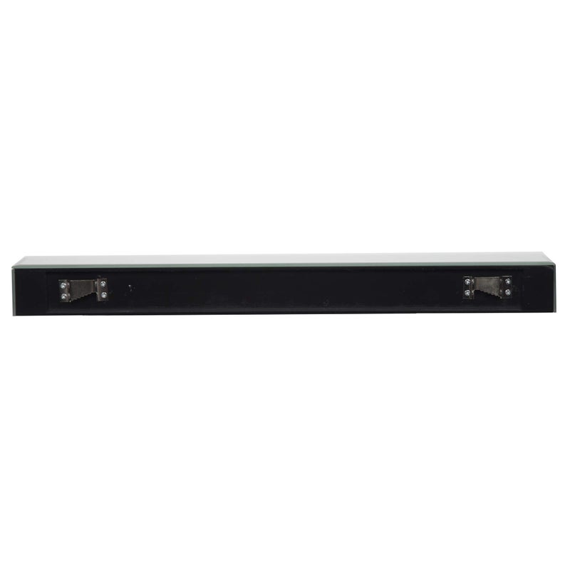 Gallery Solutions 22" Mirrored Floating Wall Shelf Ledge Silver - Image 2