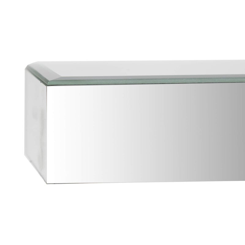 Gallery Solutions 22" Mirrored Floating Wall Shelf Ledge Silver - Image 3