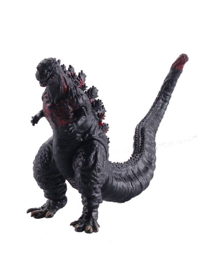 Generic - Godzilla Dinosaur Monster Soft Plastic Toy Model Four-legged Movable Enamel Doll Gift Dinosaur Themed Gift Ideas-Color:Plus Purple True Godzilla - Image 1