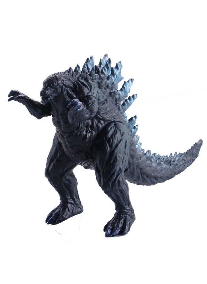 Generic - Godzilla Dinosaur Monster Soft Plastic Toy Model Four-legged Movable Enamel Doll Gift Dinosaur Themed Gift Ideas-Color:Plus Purple True Godzilla - Image 1