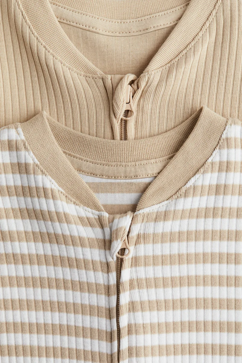 H&M 2-pack patterned cotton pyjamas