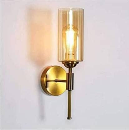 kinis Luster American Style Wall Sconces, Bedside Wall Lamp Wall Mount Light with Bell Head Metal Shade for Living Room Bedside Bedroom Indoor Doorway, Gold (Pack of 1, with Bulb) - Image 2