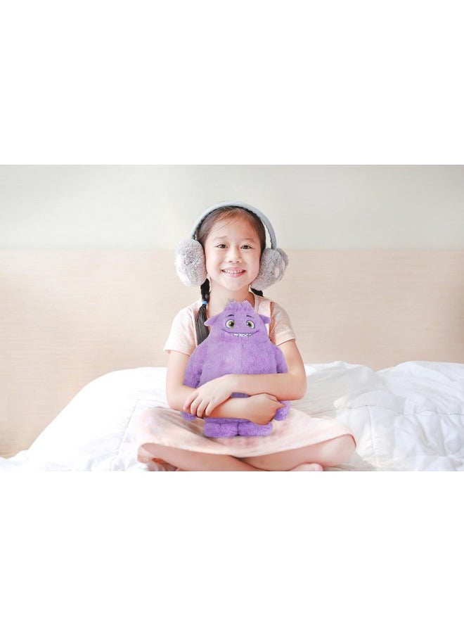 Jay Franco - If Imaginary Friends Blue Plush Pillow Buddy - Super Soft Purple Fuzzy Character Pillow - Polyester Microfiber, 16 Inches - Image 1