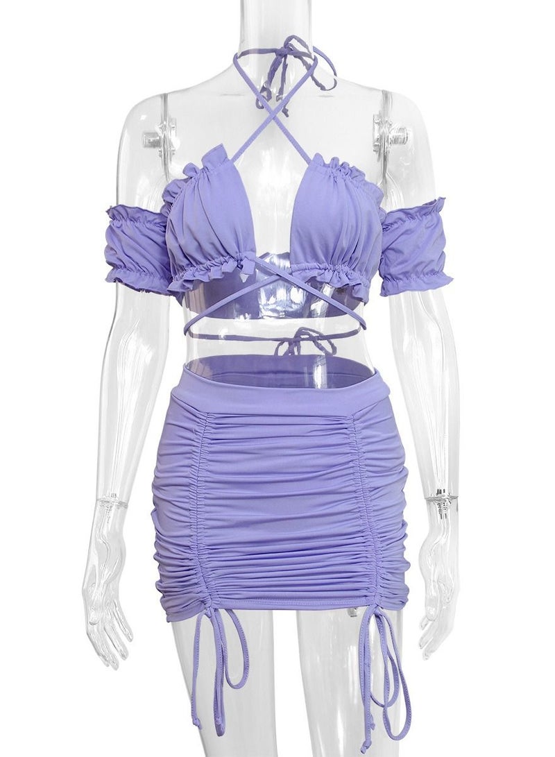 Loquat The Party Dress Purple  - Image 1