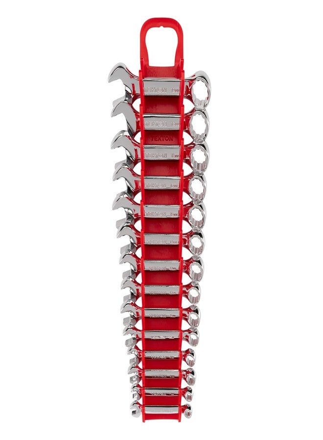 TEKTON Stubby Combination Wrench Set with Holder, 14-Piece (6-19 mm) | WCB92402 - Image 1