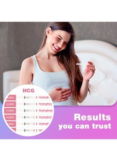 Easy@Home 100 Ovulation (LH) and 20 Pregnancy (HCG) Test Strips Kit, FSA Eligible, Powered by Premom Ovulation Predictor iOS and Android APP, 100 LH + 20 HCG  - Image 3