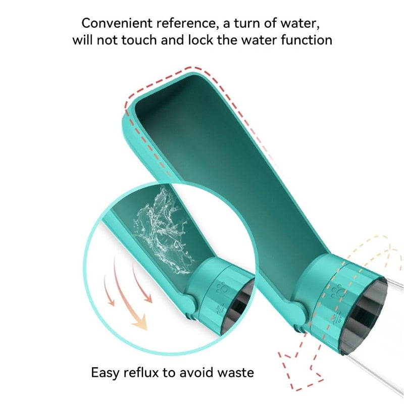 JZS Dog Water Bottle, Portable Dispenser Leak Proof & Foldable Dog Travel Water Bottle for Puppy Small Medium Large Dogs, Pet Water Bottles for Dogs Walking Outdoor Hiking - Image 4