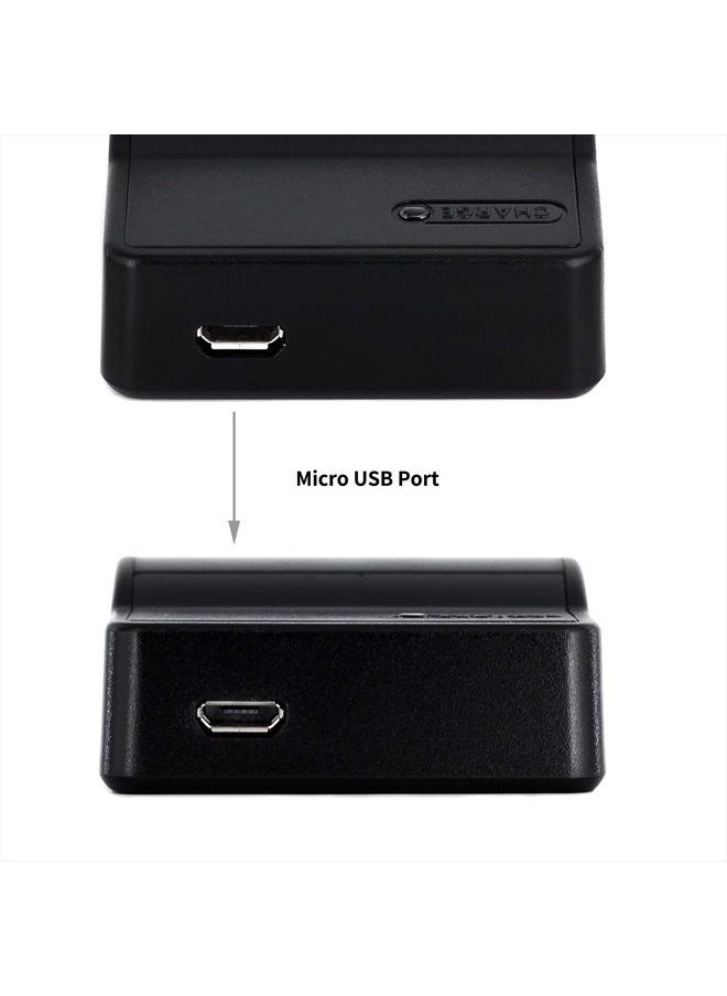 Norifon - DMW-BCG10 USB Charger for Panasonic Lumix DMC-TZ10, DMC-TZ20, DMC-TZ22, DMC-TZ6, DMC-TZ7, DMC-TZ8, DMC-ZR1, DMC-ZR3, DMC-ZS1, DMC-ZS3, DMC-ZS5, DMC-ZS7, DMC-ZX1, DMC-ZX3 Camera and More - Image 1