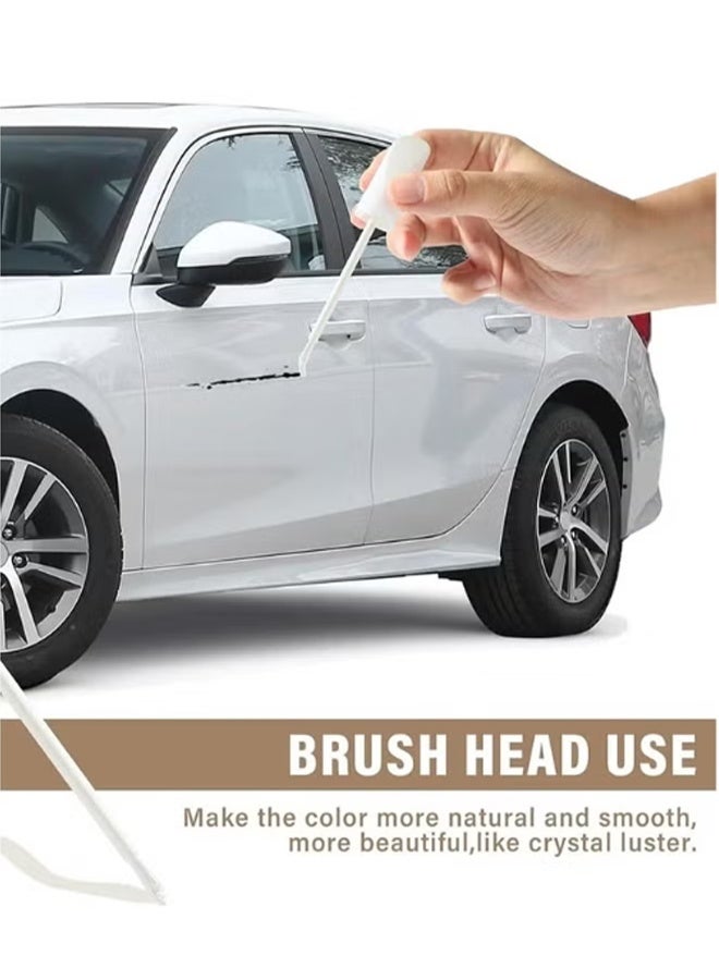واي جيه مزيل خدوش السيارة ، إصلاح خدوش السيارة ، اكسسوارات السيارات مزيل الخدش العميق للسيارة ، مزيل الخدوش للمركبات ، طلاء لمسة عالمية للسيارة للخدوش العميقة ، 12 مل أبيض - Image 4