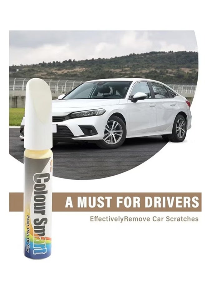 واي جيه مزيل خدوش السيارة ، إصلاح خدوش السيارة ، اكسسوارات السيارات مزيل الخدش العميق للسيارة ، مزيل الخدوش للمركبات ، طلاء لمسة عالمية للسيارة للخدوش العميقة ، 12 مل أبيض - Image 5
