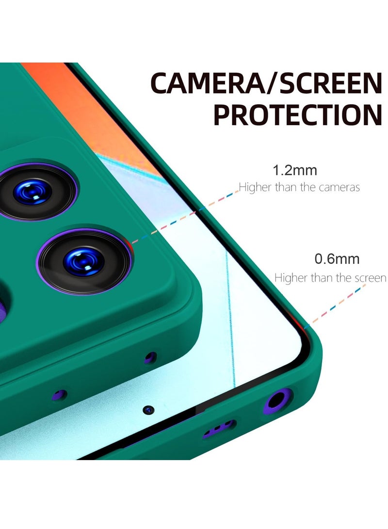 BORTONY Xiaomi Redmi Note 13 5G Case Cover Liquid Gel Rubber Shock Protective Case Hard Shell Shockproof Protective with Camera Protection Cover for Xiaomi Redmi Note 13 5G - Image 3