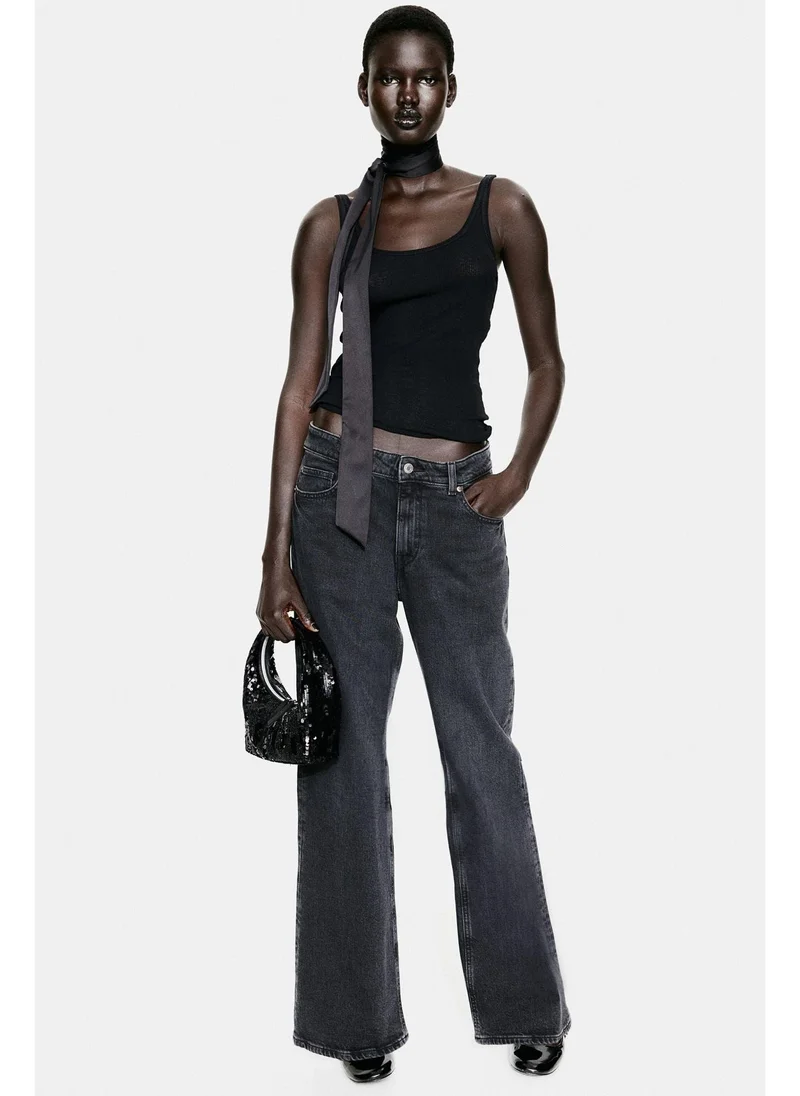 H&M Wide High Jeans