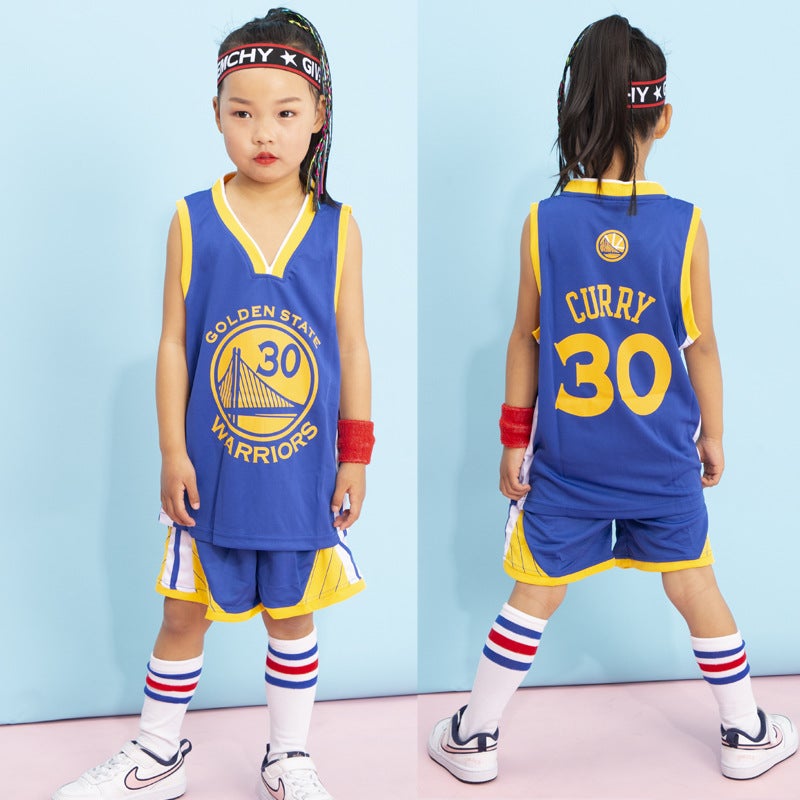Sleeveless Jersey Jersey Kidsren'S Basketball Uniform Suit Toddler Sports Vest Kidsren'S Children'S Day Performance Uniform - Image 1
