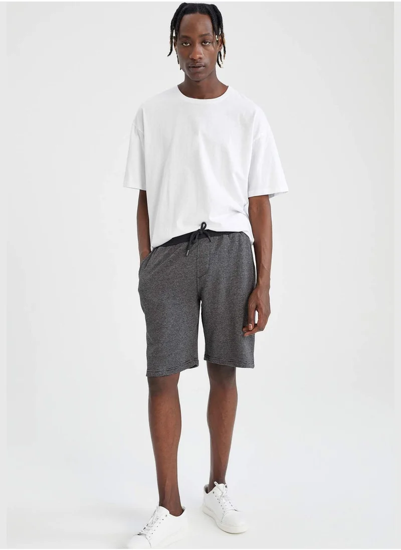 DeFacto Slim Fit Tie Waist Midi Short