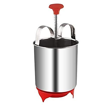 SYGNIUS Stainless Steel Medu Vada Maker with Stand, Mendu WADA Machine, Mendu WADA Maker, Makes Perfectly Shaped & Crispy Medu Vada (Combo -1) - Image 4