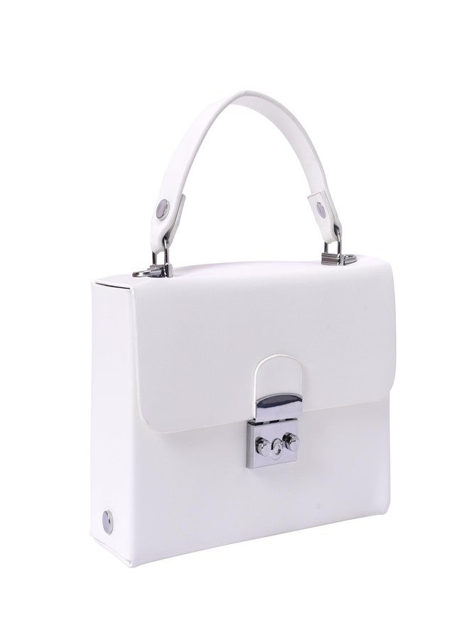 Lino Perros White Satchel Bag - Image 2