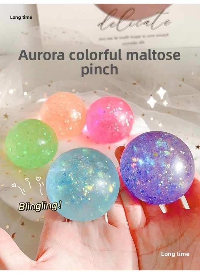 Generic - Children's Decompression Maltose Kneading Music Vent Ball Decompression Ball Green Lift Kneading Ball Toy-Color:[colorful Yellow] 1 Pack❤Maltose Pinch Fun-Specifications:[collect And Purchase] Enjoy Priority Delivery Privileges - Image 1