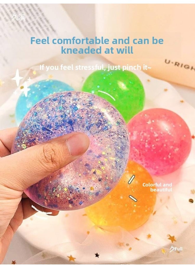 Generic - Children's Decompression Maltose Kneading Music Vent Ball Decompression Ball Green Lift Kneading Ball Toy-Color:[colorful Yellow] 1 Pack❤Maltose Pinch Fun-Specifications:[collect And Purchase] Enjoy Priority Delivery Privileges - Image 1