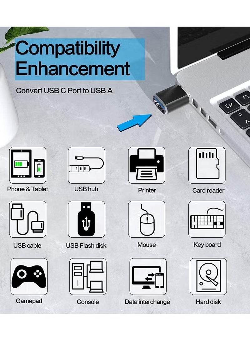 Type C to USB A 3.0 OTG Adapter USB Type C Male to USB A Female  - Image 2