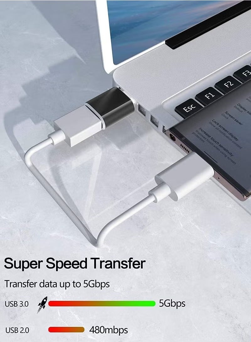 Type C to USB A 3.0 OTG Adapter USB Type C Male to USB A Female  - Image 3