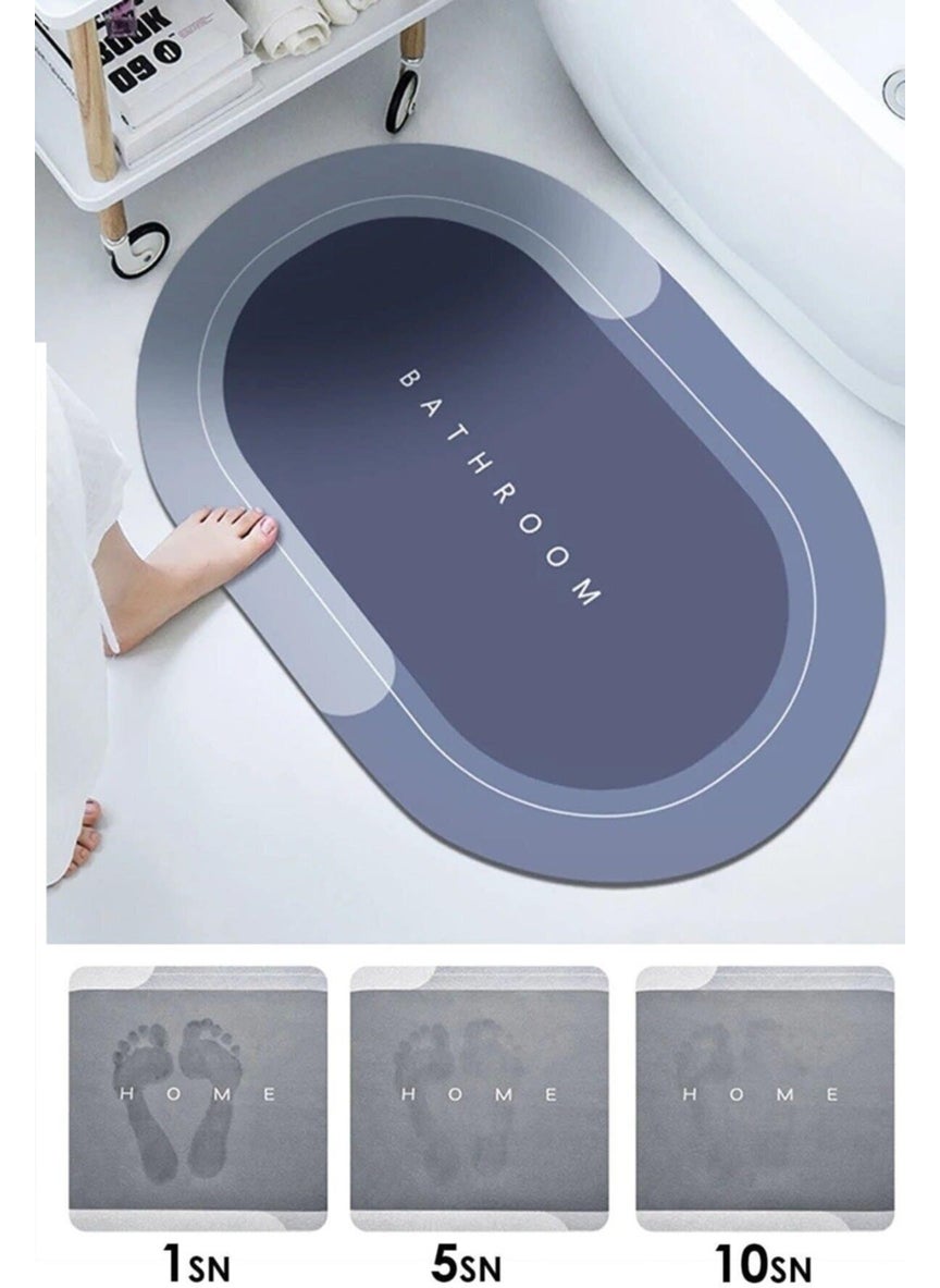 Water Absorbent Mat Stylish Design Ablution Mat Non-Slip Base Diatom 40*60 cm Oval Mat - pzsku/Z6E192EA5BE9775A5D88CZ/45/_/1725790947/b798a3a4-09bd-4abd-9c01-66b08b074f3f