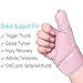 GenetGo Trigger Thumb Splint Thumb Spica Support Brace Stabilizer for Pain Sprains Arthritis Tendonitis Right Hand or Left Hand Pink - Image 4