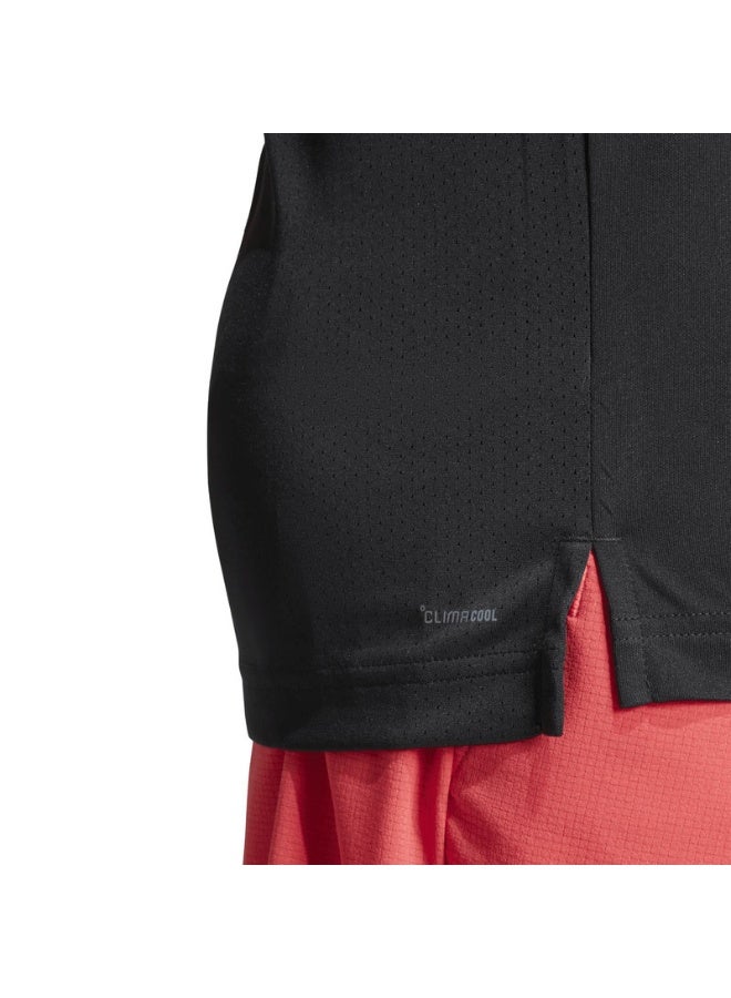 Adidas adidas CLUB POLO Black Tennis POLO SHIRTS for Men - XS  - Image 5