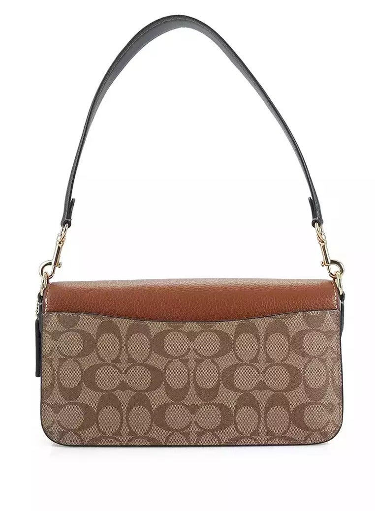 كوتش اوت ليت حقيبة كتف كوتش مورغان من قماش مميز، حقيبة كتف نسائية، حقيبة كروس نسائية، حقيبة سفر نسائية، مقاس 26 سم - Image 3