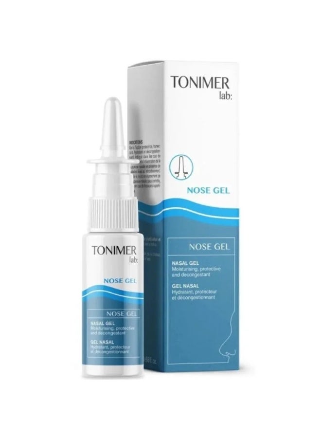 Tonimer Lab Nose Gel Moisturising Protective Nasal Gel | Decongestant Nose Care Gel for Dry & Blocked Nose