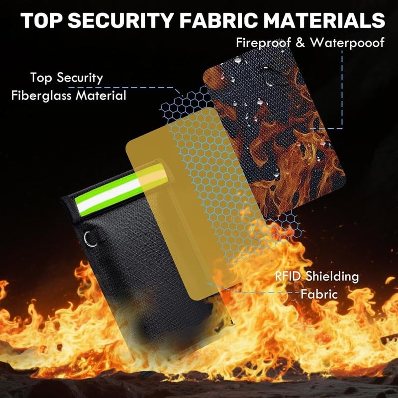 2 Pack Signal Blocking Bag For Cell Phones And Car Keys Waterproof Fireproof Privacy Security - Image 4